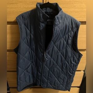 J Crew Blue Quilted Vest